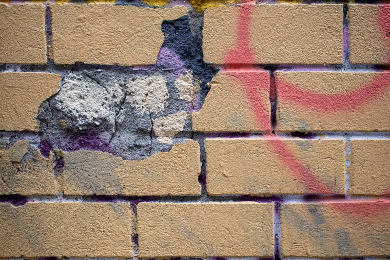Brick Graffiti Cleaning detail